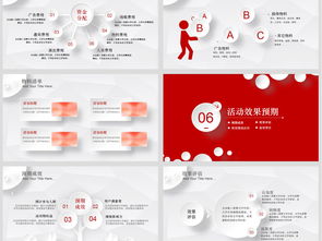 紅色微立體企業組織營銷活動策劃書方案 商務PPT模板下載與營銷策略解析